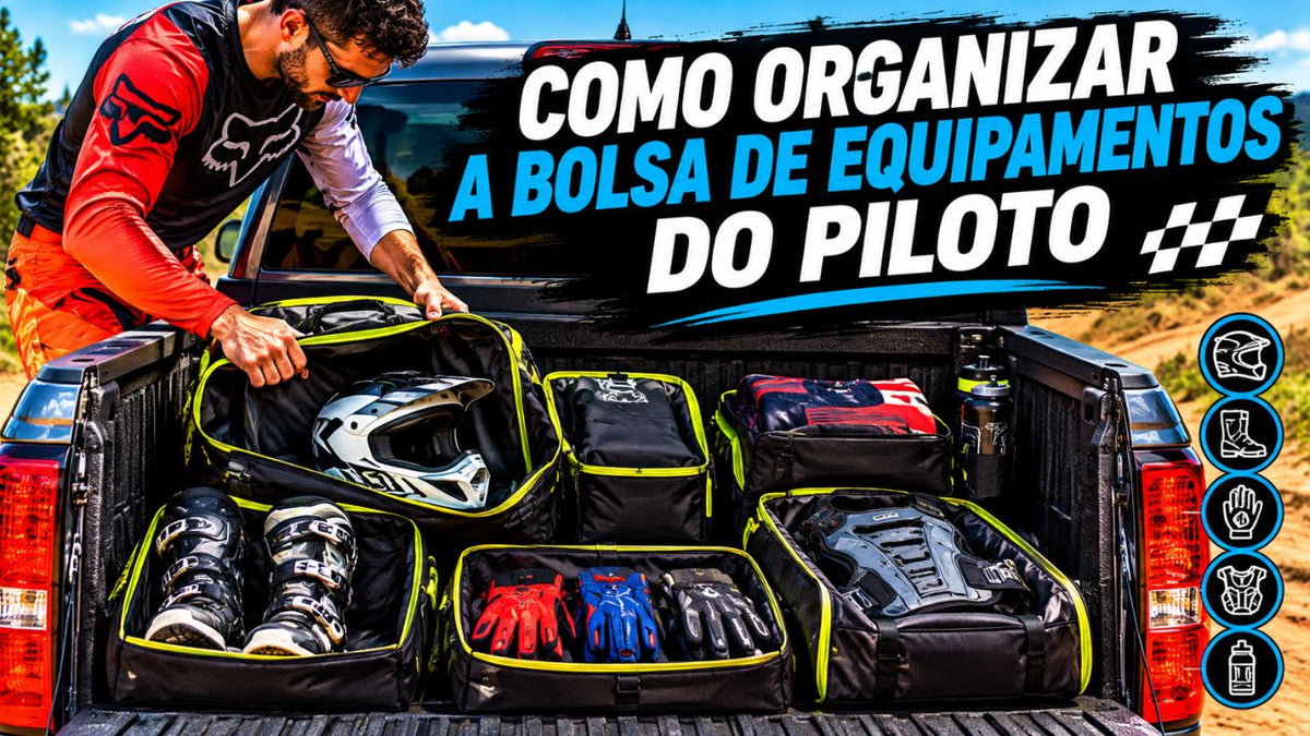 Como Organizar a Bolsa De Equipamentos Do Piloto?
